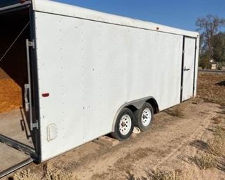 20' x 8' x 7' enclosed trailer