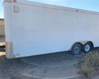 20' x 8' x 7' enclosed trailer