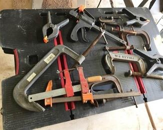 assorted clamps