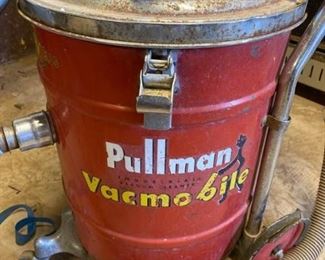 vintage shop vac and paint sprayer