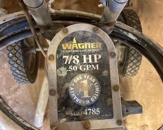 vintage shop vac and paint sprayer