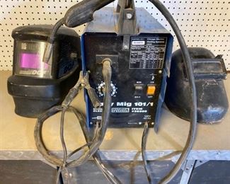 Mig 101/1 Welder with 2 welding helmets