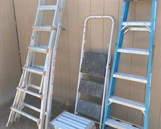 assorted ladders