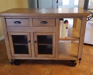 Rolling Island Cabinet for kitchen