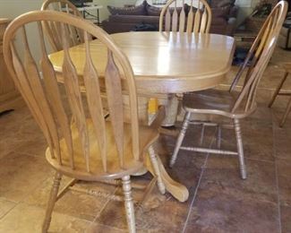 Table and 4 chairs