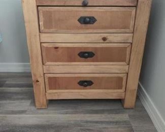 King Sized Bed and two matching night stands