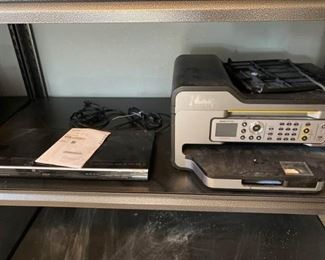DVD player and Printer