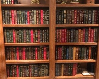 Easton Press-  Library of the Presidents, 66 book collection on left. Sold as a set. 