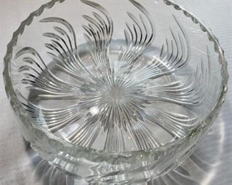 Czech lead crystal bowl. Radiant! $50.