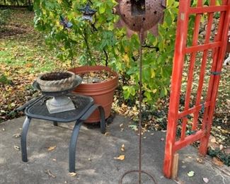 Free Standing Sunflower Yard Art