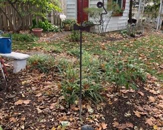 Silhouette Bow Tie Man Yard Art 