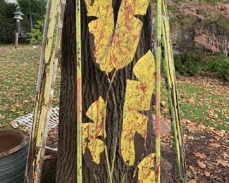 3 Panel Metal Yard Art Display