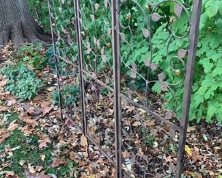 3 Panel Metal Yard Art