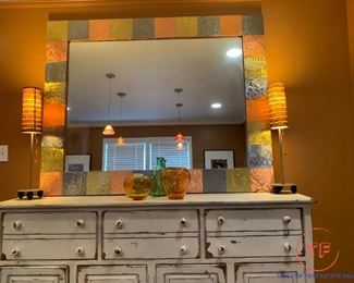 Custom Handmade Mirror - Artist Signed by SONDRA GERBER