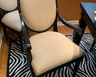 SAM MOORE Furniture Dining Room Table and Chair Set