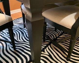 SAM MOORE Furniture Dining Room Table and Chair Set