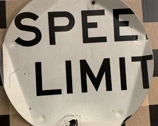 "Speed Limit" Sign Wall Hanger Art by BORIS BALLY
