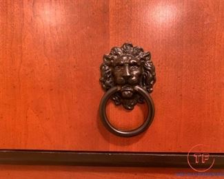 BERNHARDT Furniture Dresser with Lion's Head Pull Handles