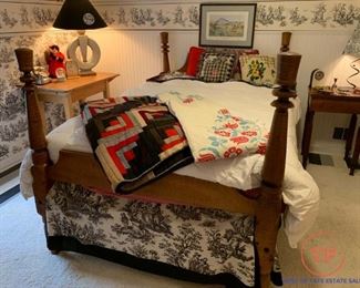 Antique Queen Size Post Bed