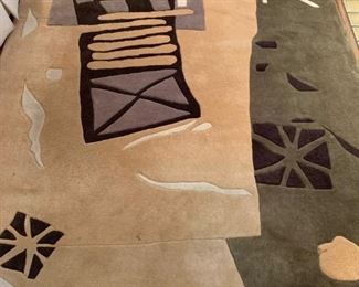 Contemporary Carved Area Rug