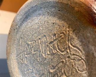 Signed Pottery Vase by HARNACK