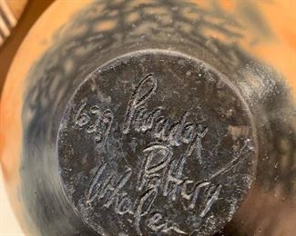 PARADOX POTTERY by WHALEN Signed Pottery Bowl