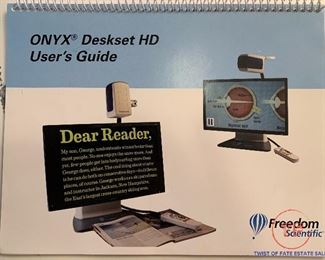 ONYX Deskset HD 20” LCD - Magnifying System