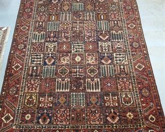 Persian Wool Rug, Tile Block Design