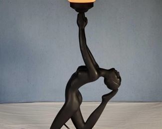 Nude Dancer Sculptural Lamp