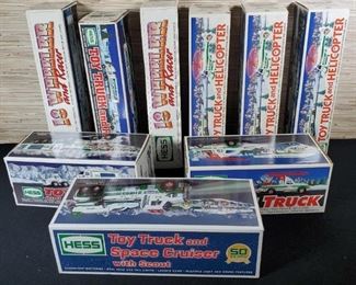 Hess Toy Trucks in Original Boxes