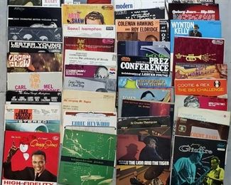 Mid-Century Jazz Vinyl Record Albums