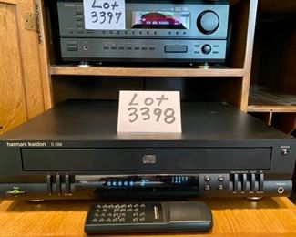 Lot 3398  $70.00. Harman Kardon FL8300 Multi 5 Disc CD Player with Remote. Tested works great.	17.25" W x 4.5" H x 15" D	