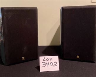Lot 3402  $300.00  Pair of KEF RDM 2 SP3254 Reference Monitors in All Black. Floor, Standing or Bookshelf Speakers. Very Highly Rated by Stereophile. Currently Selling on Ebay for $799.99 in Cherry.  	13" H x 9" W x 10" D	