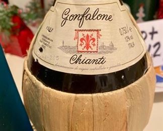 Lot 3416  $30.00 Liquor Lot includes: Hiram Walker Sealed Creme de Banana, Oro Azul Tequila Reposado and Vintage Bottle of Gonfalone Chianti from 1992