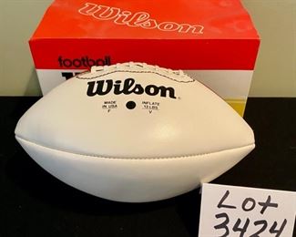Lot 3424  $20.00 Wilson Official NFL Football w/ Original Box (never used) Paul Tagliabue Commissioner