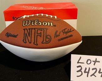 Lot 3424  $20.00 Wilson Official NFL Football w/ Original Box (never used) Paul Tagliabue Commissioner
