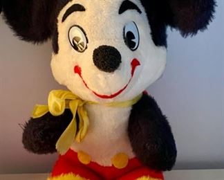 Lot 3449.  $50.00  Vintage Disney licensed stuffed toys - Mickey & Minnie Mouse and Pluto.  Made in America. Collectible Disneyana. 