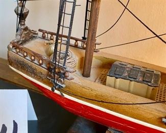 Lot 3464. $50.00  Clipper Ship-1846 "Sea Witch" Model Ship. Made in Spain. 16.5" L x 15" H. Great Detail.