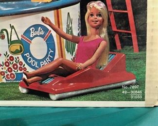 Lot 3493-D. $20.00. Barbie's Pool Party. 