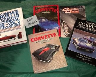 Lot 3560. $25.00. Lot of Corvette Books and Magazine.