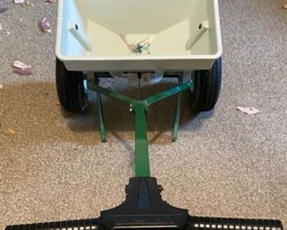 Lot 3530	$85.00.  Prizelawn Commercial Broadcast Spreader Model LF11  (Retails for $265).  "The LF lI "Littlefoot" is the perfect size for light-duty commercial use or for homeowners who demand the best in an affordable spreader." Perfect to winterize your yard now (or prepare for winter salting of your sidewalks!)  .75 cu ft / 50 lb Hopper Capacity