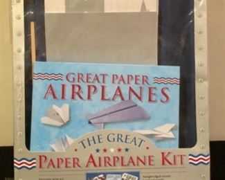 Lot 3575.   $12.00.  Great Paper Airplanes Kit.  Perfect gift for Coronavirus shutdown or Science Project.