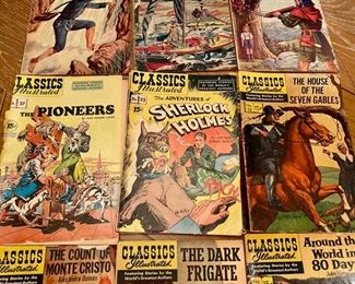 Lot 3375 $40.00 Vintage Classics Illustrated Silver Age 1960's Lot of 12 Comics.  Some are in better shape than others, all the covers seem to be OK.  Wow they are about 50-60 years old.  