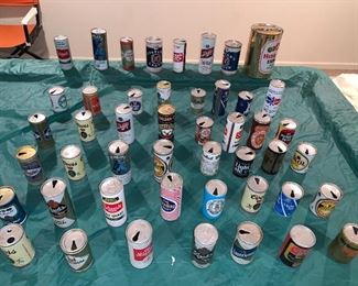Lot 3375 HIT US WITH YOUR BEST SHOT! Huge Lot of 500 ish Vintage Beer Cans, This is going to be a silent auction, Best Bid Wins!  Serious bids will be accepted through Saturday 10/31