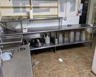 Stainless Steel Prep Table