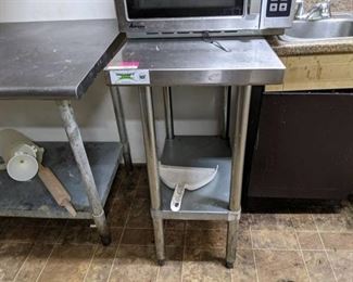 Regency Stainless Steel Prep Table