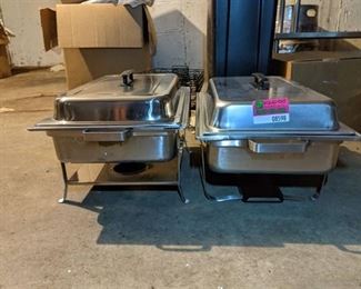 (2) Chaffing Dishes