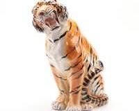 Italian Ceramic Bengal Tiger Statuette, Mid-20th Century Estimate $900-$1500