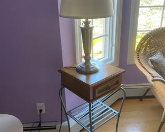 table and lamp