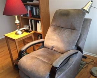 Comfy Grey power recliner - $100